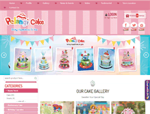 Tablet Screenshot of pelangicake.com